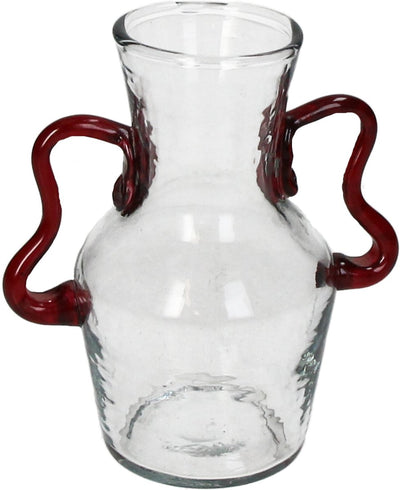HD Collection Vase aus Glas, klar, 11 x 11 x 13,5 cm