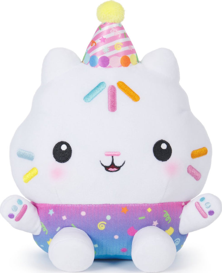 Gabbys Puppenhaus – Cakey Cat – interaktives Kuscheltier von 25 cm mit Geräuschen