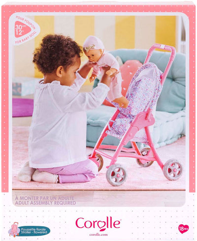 Corolle Kinderwagen Blumen für Baby Pop, 30 cm