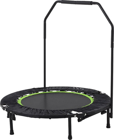 Tunturi Fitness-Trampolin – faltbar – 104 cm Sprungfläche – inklusive Kantenschutzgriff – inkl. kostenlose Fitness-App