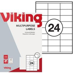 Multifunktionsetiketten Niceday 70x36mm weiß