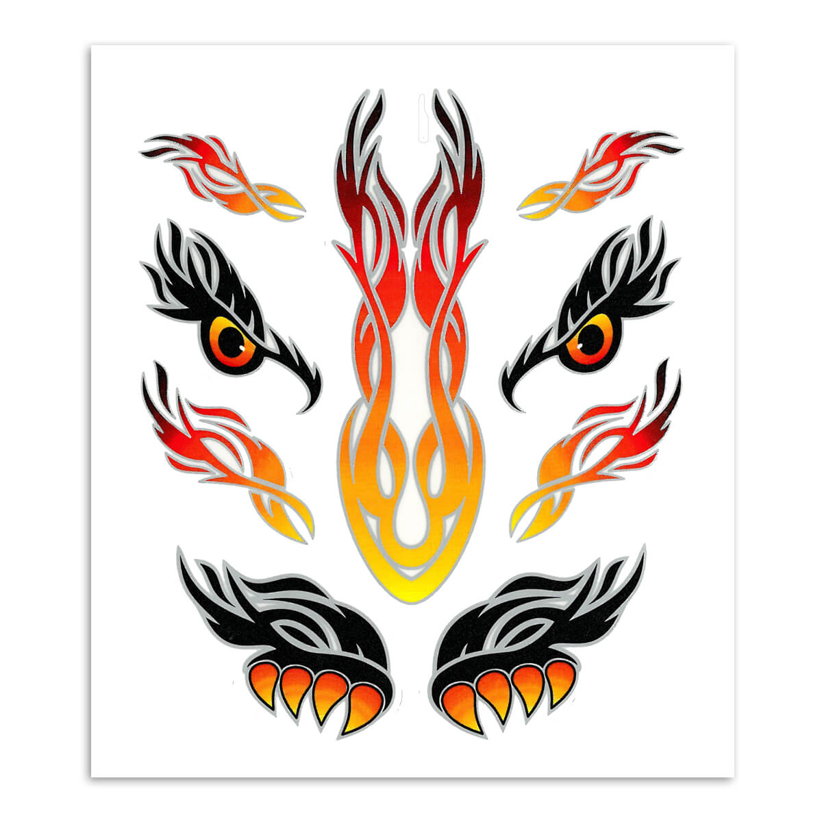 Aufkleber Set Tribal Augen Augen Tribal Aufkleber