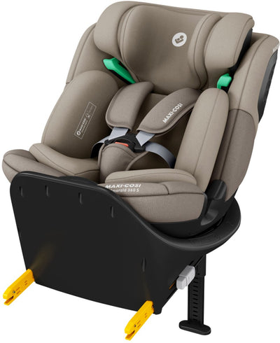Maxi-Cosi Emerald 360 S i-Size – Autositz – tonaler Trüffel – von der Geburt bis 12 Jahre