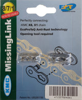 KMC Missing Link E1 E8 Ept, 3 32, 2 Stück, silberfarben - afbeelding 1