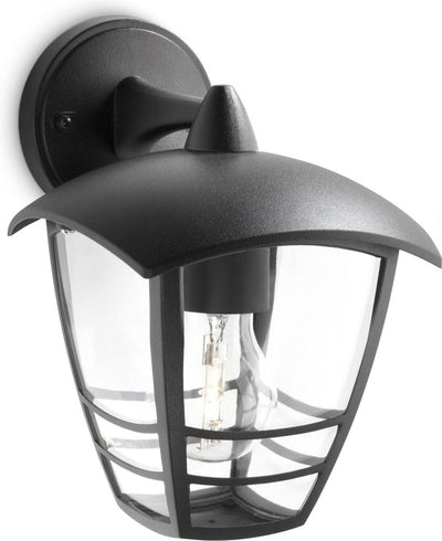 Philips LED Philips Creek Außenwandleuchte – unten – schwarz