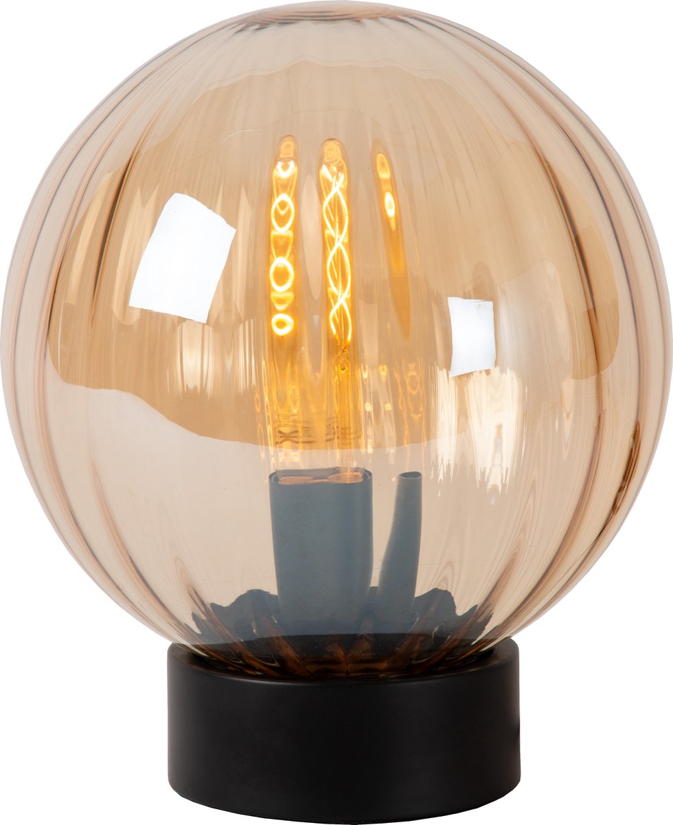 Lucide Monsaraz - Tischlampe - ø 25 cm - 1xe27 - Bernstein