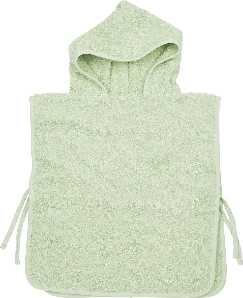 Meyco Baby Uni Badeponcho - Frottee - Soft Green - 1-3 Jahre