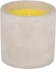 Arti casa Citronella-Kerze – 22 Stunden Brenndauer – Zementtopf – 10 x 10 cm – für Garten und Balkon