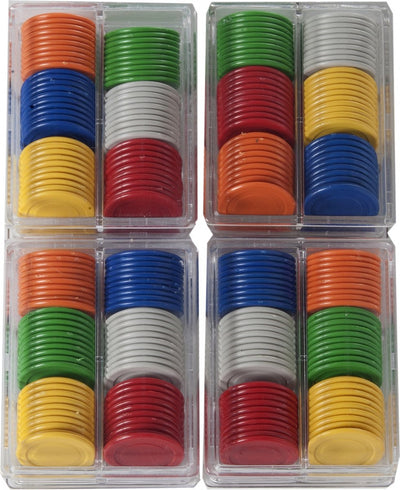 Chips 25mm 240 Stück verschiedene Farben