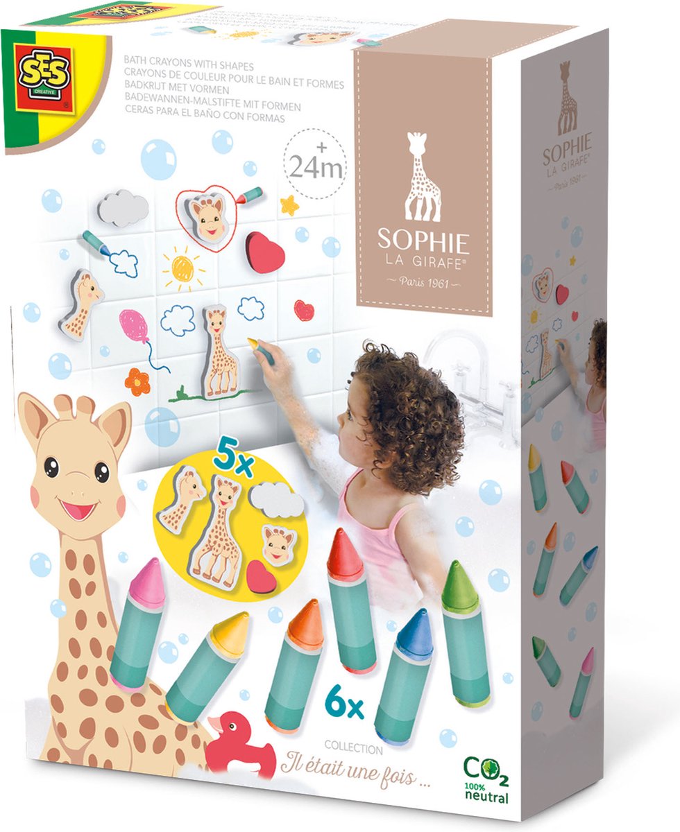 SES Sophie La Girafe Badkreide mit Formen