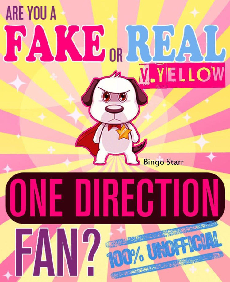 Bist du ein echter oder ein echter One-Direction-Fan? Version Gelb – das 100 % inoffizielle Quiz- und Fakten-Trivia-Reiseset-Spiel