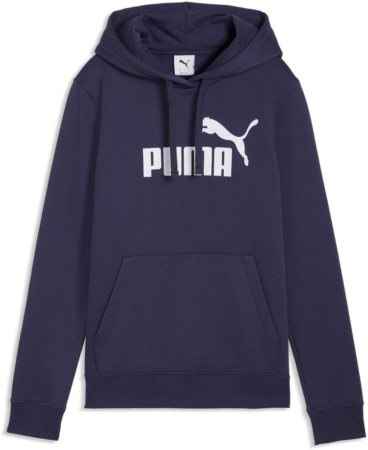 Puma ess Nr. 1 Logo Hoodie FL(s) Damenpullover – Deep Plum