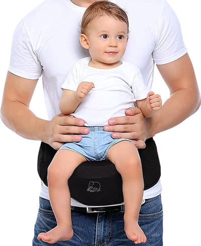 Deryan Pack Basic Hüfttrage – Baby-Kleinkind-Hüftsitz – Babytrage Schwarz