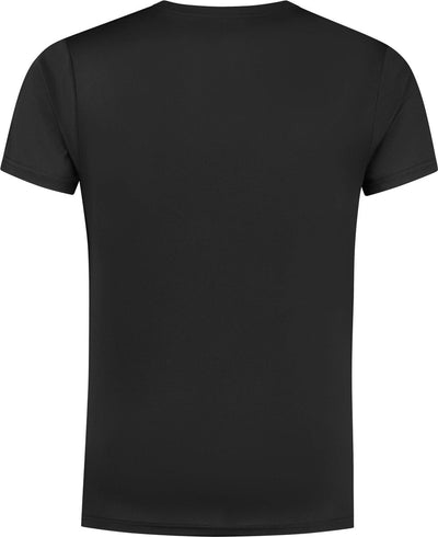 Rogelli Promo-Laufshirt Herren – kurze Ärmel – Schwarz – 152 164