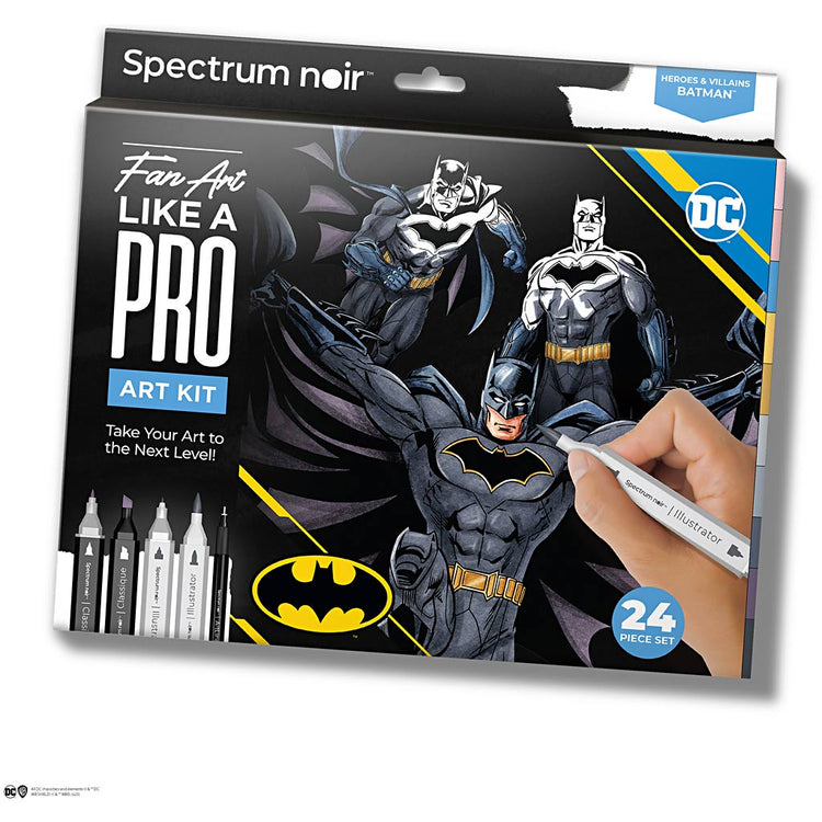 Creativ Company Hobbyset Illustration, Batman: Helden und Schurken, verschiedene Farben, 1 Box