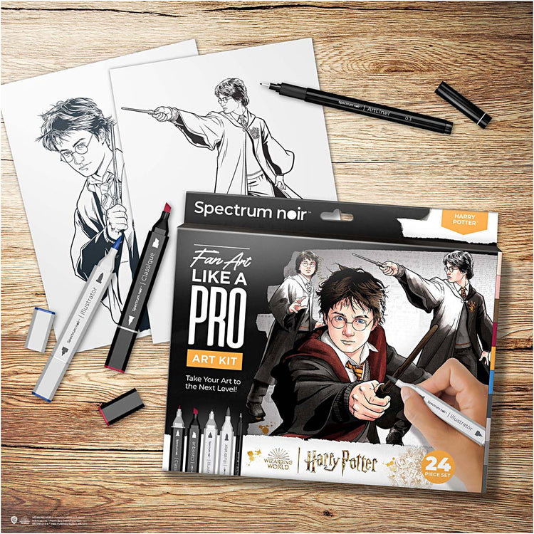 Creativ Company Hobbyset Illustration, Harry Potter, verschiedene Farben, 1 Box