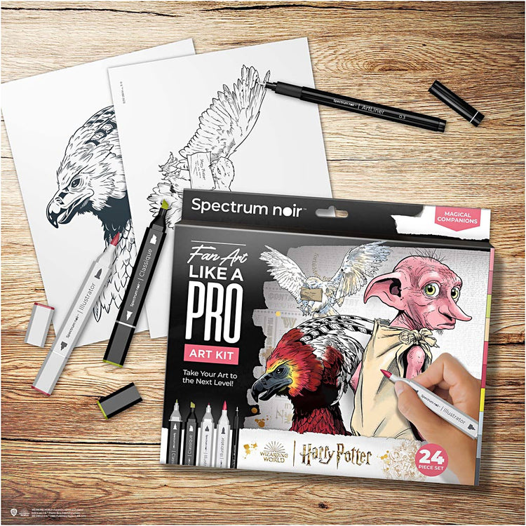 Creativ Company Hobbyset Illustration, Harry Potter: Magische Begleiter, verschiedene Farben, 1 Box