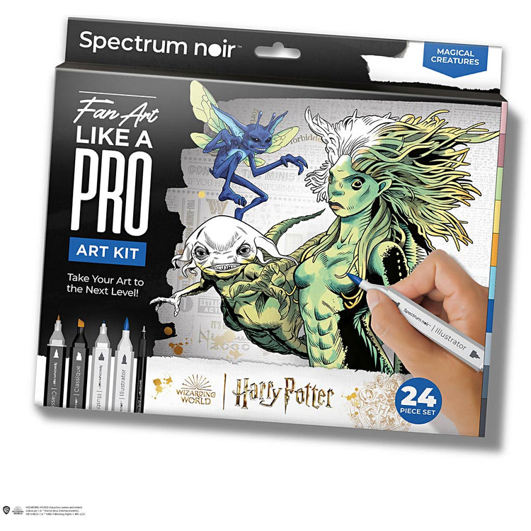 Creativ Company Hobbyset Illustration, Harry Potter: Magische Kreaturen, verschiedene Farben, 1 Box