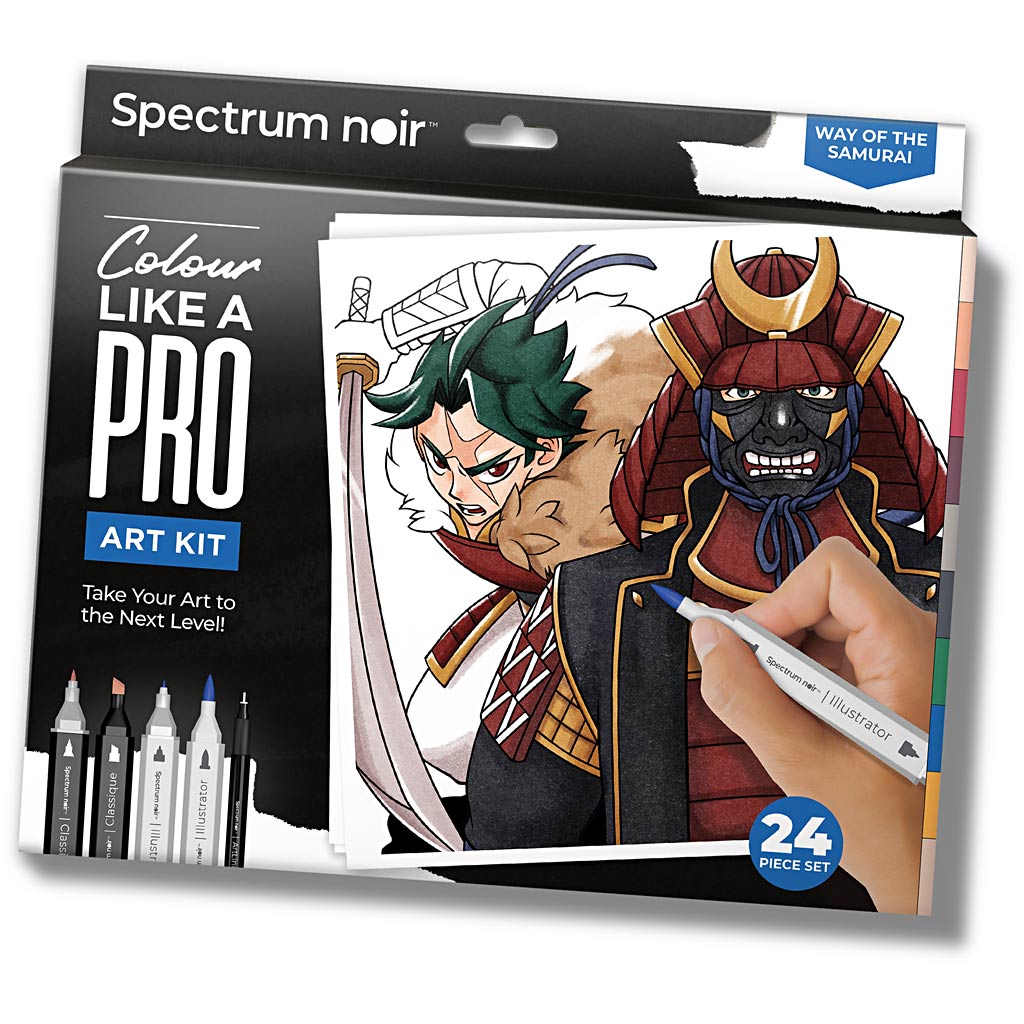 Creativ Company Hobbyset Illustration, Weg der Samurai, verschiedene Farben, 1 Box