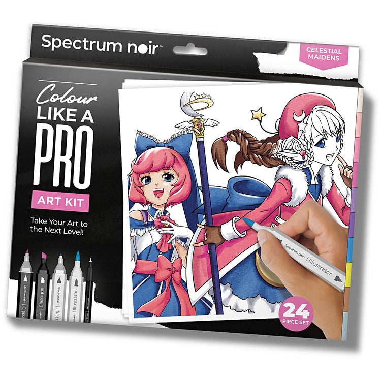 Kreativfirma Hobbyset Illustration, Himmlische Mädchen, verschiedene Farben, 1 Box
