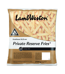 Lambweston Private Reserve Pommes Frites Steakhouse 9 x 18 mm 2,5 kg f69