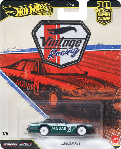 Hot Wheels Premium-Autokultur Vintage Racing – Jaguar XJS