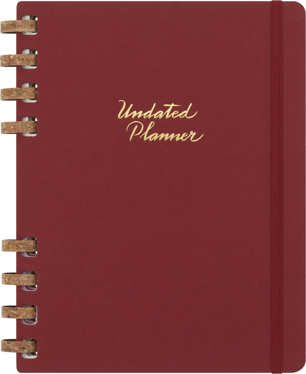 Moleskine undatierter Spiralplaner – XL – Kirsche