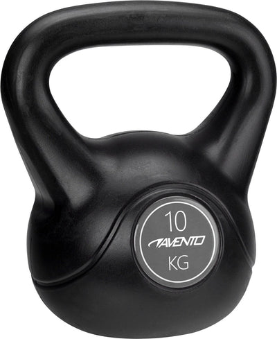 Avento Kettlebell – 10 kg – Schwarz