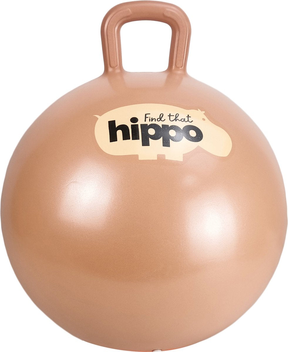 Find that Hippo-Hüpfball – Orange – ø45 cm – inklusive Pumpe – Motorik und Gleichgewicht – 2+