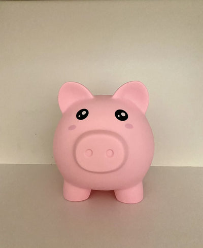 I-total Sparschwein Schwein unzerbrechlich – Sparschwein – PVC – pädagogisch – rosa Sparschwein