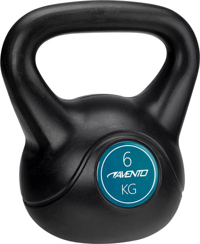 Avento Kettlebell – 6 kg – Schwarz