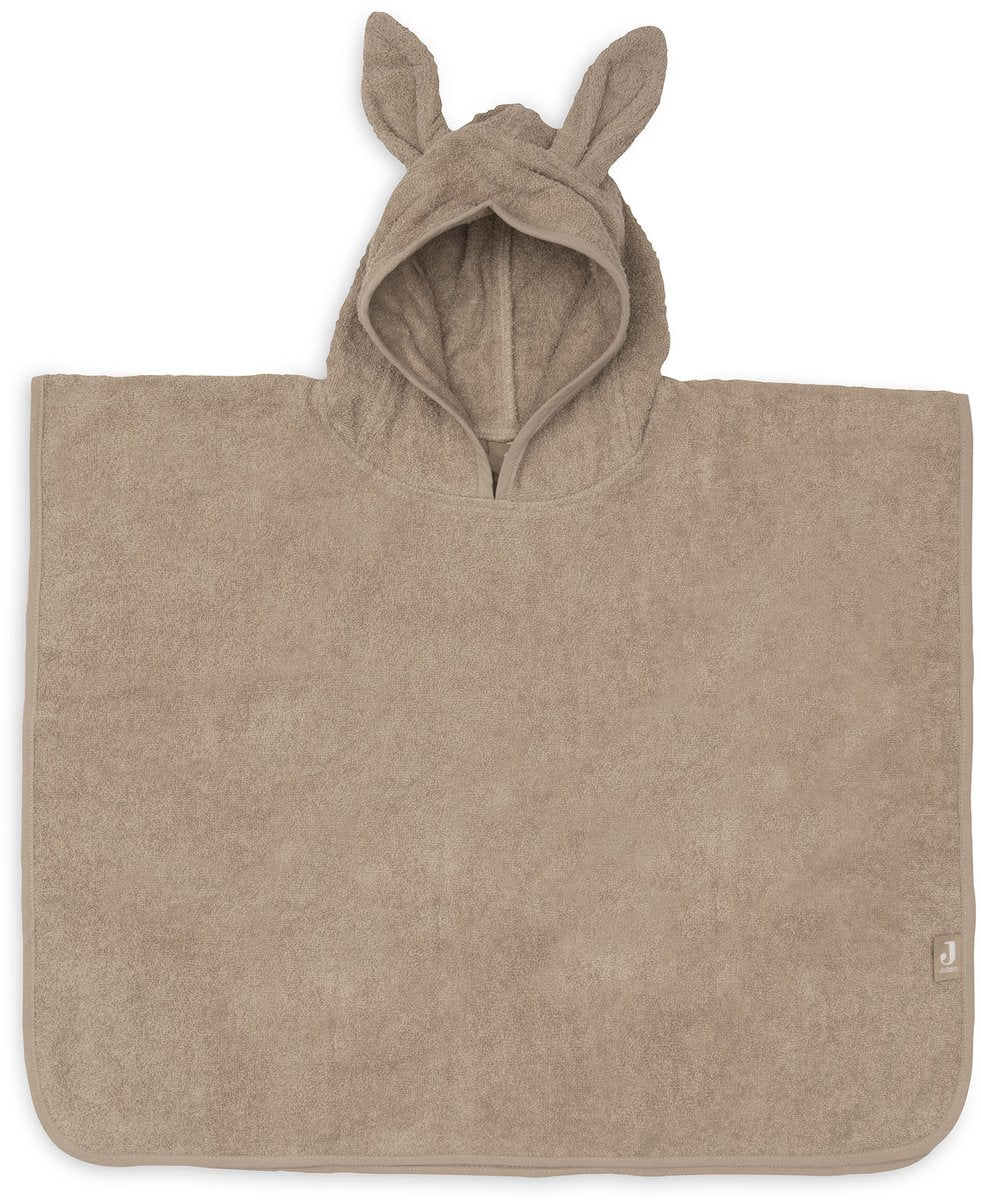 Jollein Badeponcho Frottee, milchiger Kaffee