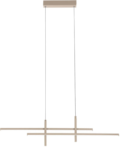 Eglo Trepiliano Hängelampe - LED - 110 cm - Sandfarbe Beige Cremeweiß