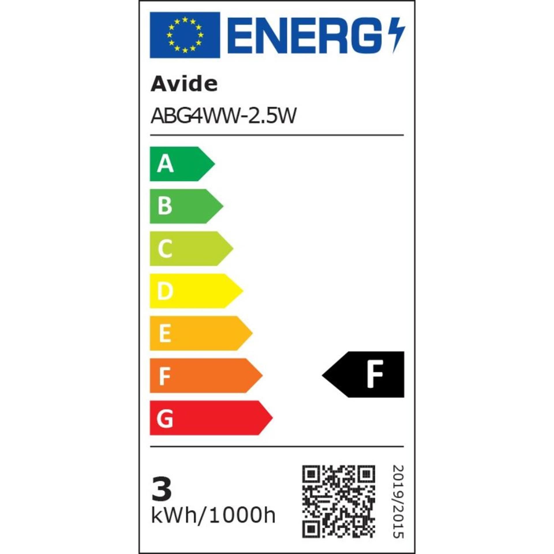 Avide LED G4 2,5 W WW 3000 K (200 Lumen)