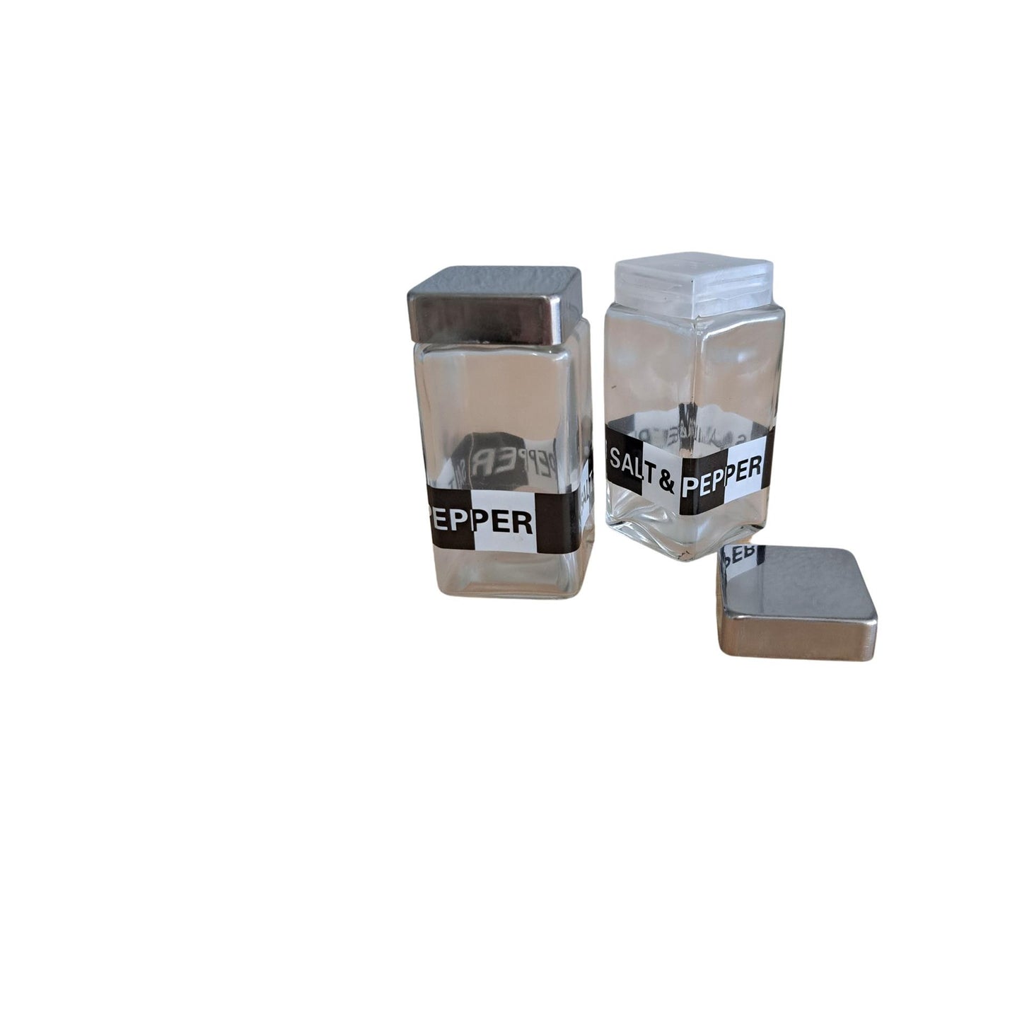 Salz- und Pfefferset aus Glas
