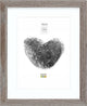 Deknudt Frames Fotorahmen – Grau mit Passepartout – 13x18 18x24 cm