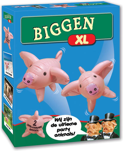 Winning Moves Ferkel XL – aufblasbares Partyspiel für drinnen und draußen