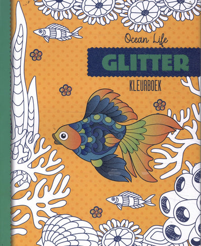 Glitzer-Malbuch – Meeresleben