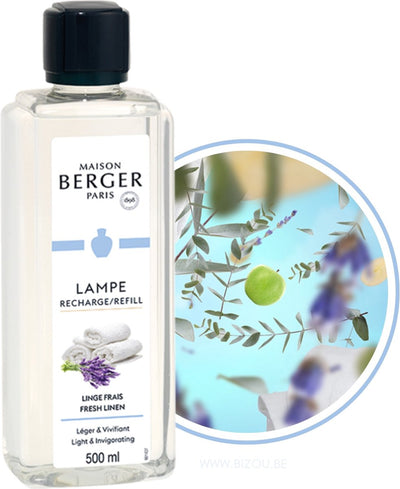 Lampe Berger Nachfüllpackung – Lingé Frais – frisches Leinen, 500 ml