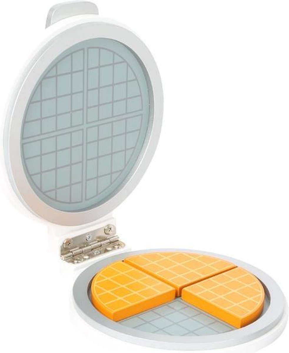 Kleiner Fuß Holz Waffel -Eisen -Set, 8dlg.