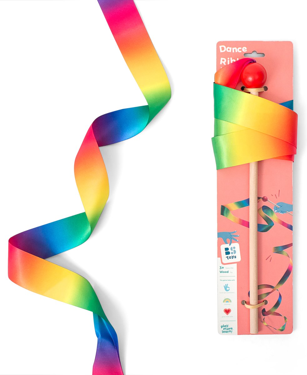 BS Toys Dance Ribbon mit Holzstab