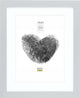 Deknudt Frames Fotorahmen - Silber mit Passepartout - 13x18 18x24 cm