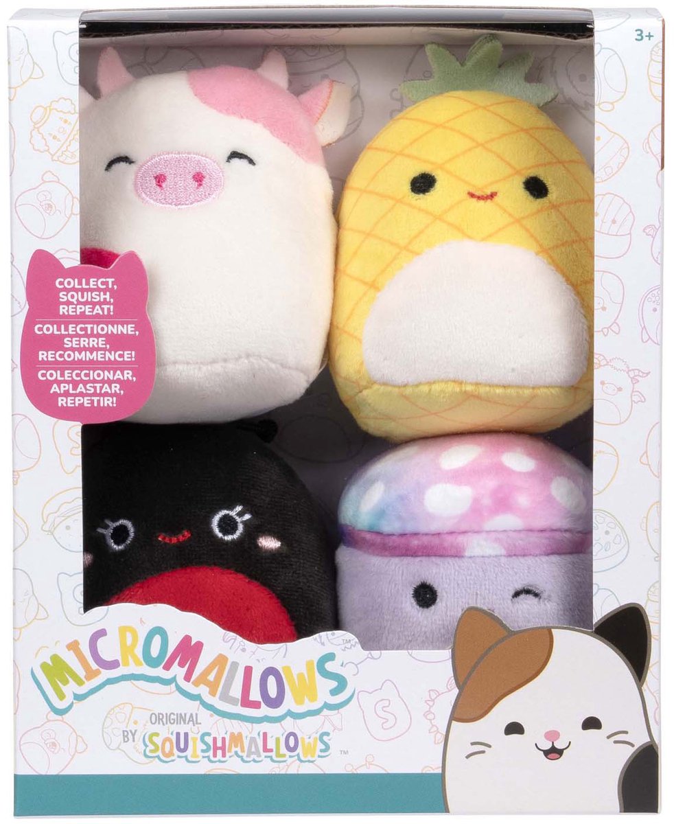 Micromallows Plüsch 6,5 cm 4 Teile eingestellt 3