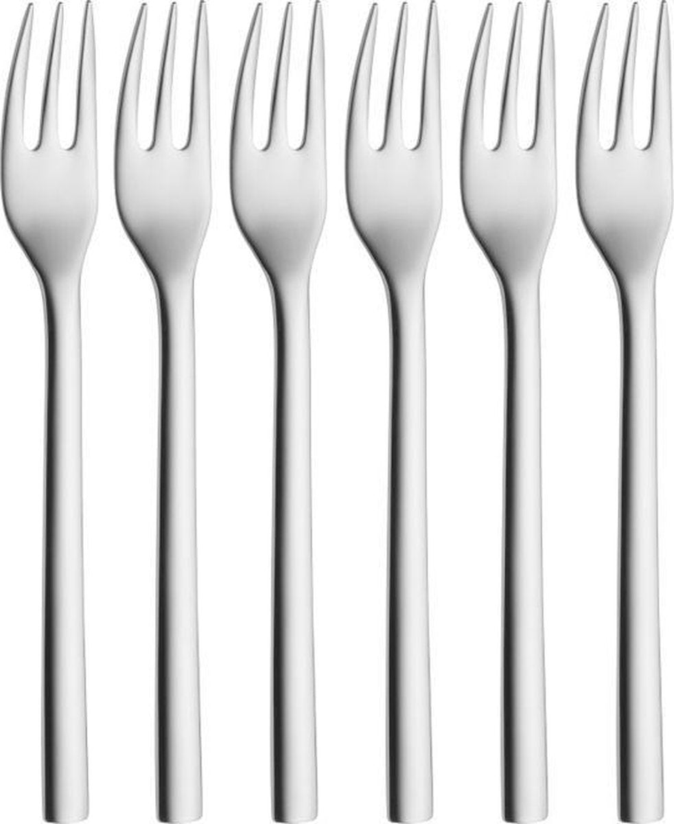Wmf nuova – Kuchengabeln – 6 Stück – Edelstahl – elegantes Design – spülmaschinenfest