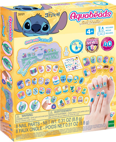Aquabeads Stitch Nail Studio Designer-Set – Kindernägel – mit Wasser kleben