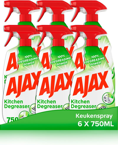 Ajax Küchenspray optimal7 6 x 750 ml – Vorteilspack