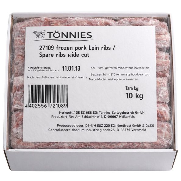 Tönnies Spareribs Rohkost Premium (10 kg)