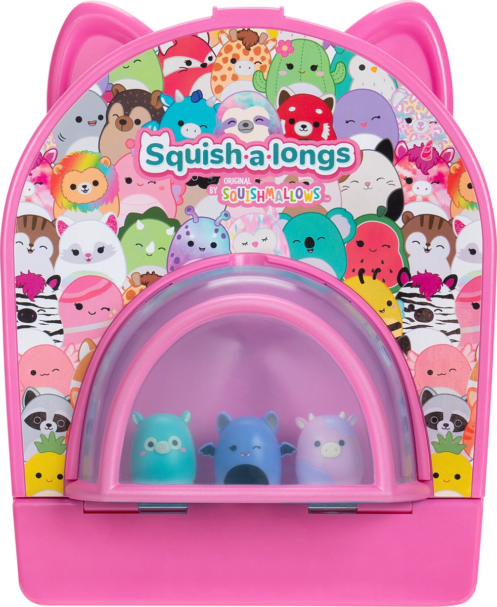 Squishmallows – Squish-A-Longs-Spielset-Party für unterwegs