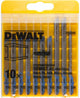 Dewalt Zubehörkassette, 10-teilig, Stichsägeblätter für Metall – dt2292-qz