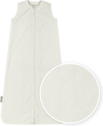 Meyco Baby Plume Baby-Sommerschlafsack – gebrochenes Weiß – 110 cm – 0,5 Tog